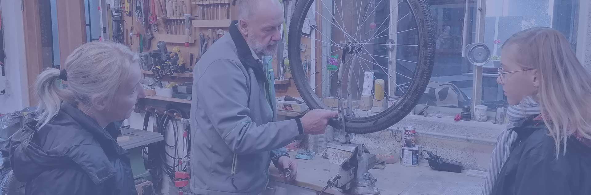 Atelier remise en état des vélos